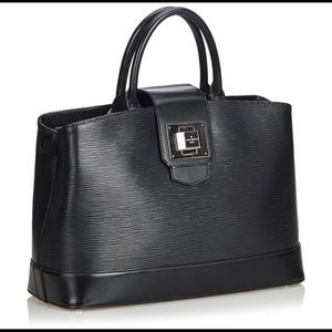 Louis Vuitton Mirabeau Epi Noir GM Tote/Shoulder Bag